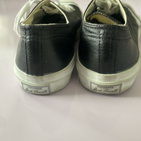 Converse Jack Purcell Black leather sneakers - Picture 7 of 7
